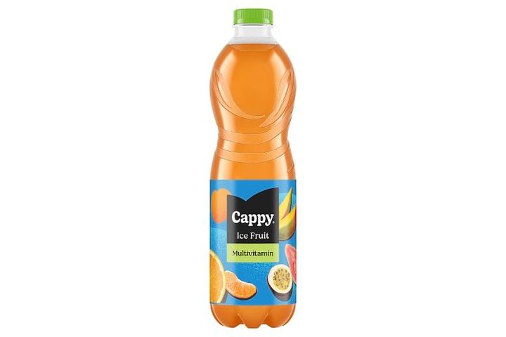 Cappy Ice Fruit Multivitamin szénsavmentes vegyesgyümölcs ital mangosztán ízesítéssel 1,5 l