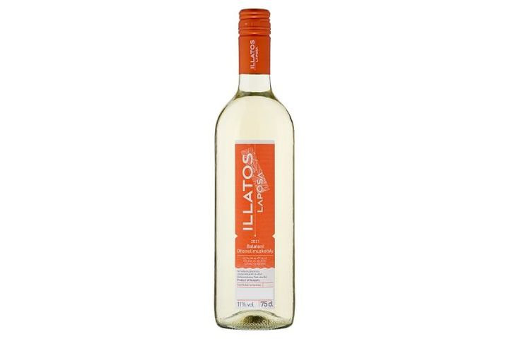 Laposa Illatos Balatoni Ottonel Muskotály száraz fehérbor 11% 75 cl