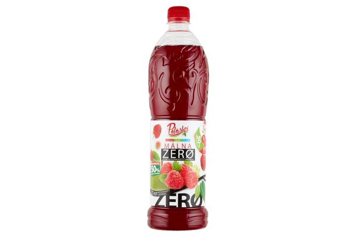 Pölöskei Zero Raspberry Flavoured Syrup with Sweeteners 1 l