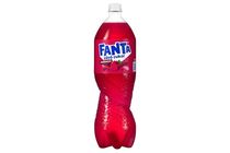 Fanta Zero Sugar Energy-Free Raspberry Flavor Carbonated Soft Drink with Sweeteners 1,75 l