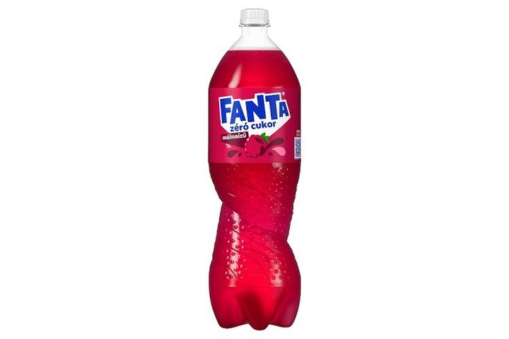 Fanta Zero Sugar Energy-Free Raspberry Flavor Carbonated Soft Drink with Sweeteners 1,75 l