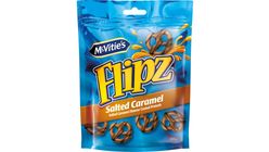 McVitie's Flipz Salted Caramel Flavour Coated Pretzels | 90 g