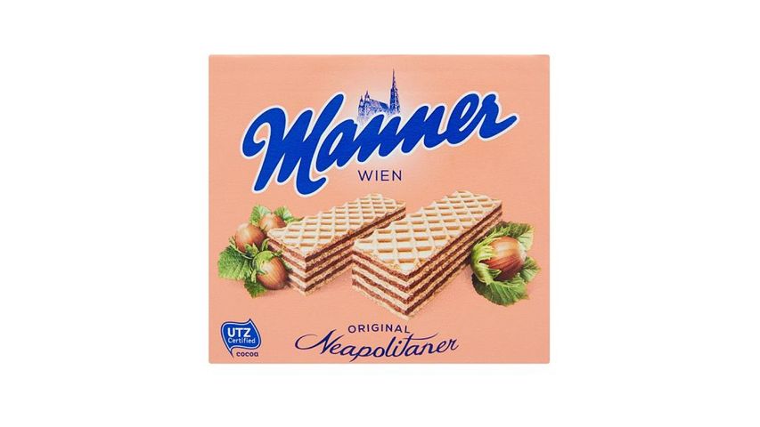 Manner Křupavé oplatky s krémovou oříškovou náplní 75g