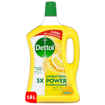 Dettol Lemon Antibacterial Power Floor Cleaner 1.8L