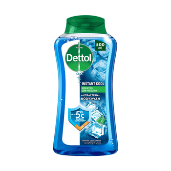 Dettol Cool Shower Gel & Body Wash Mint & Bergamot Fragrance 500ml