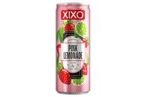 XIXO Pink Lemonade Strawberry and Lime Flavored Carbonated Soft Drink with Sugar & Sweetener 250 ml