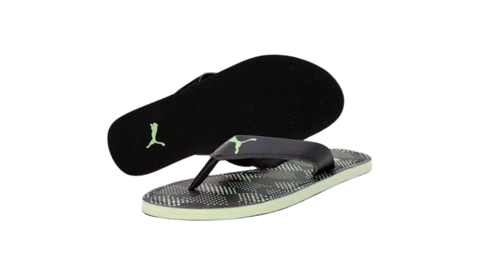 Puma Men s Ketava Vi 2.0 Slipper Fizzy Lime Black UK 10 1 Pair