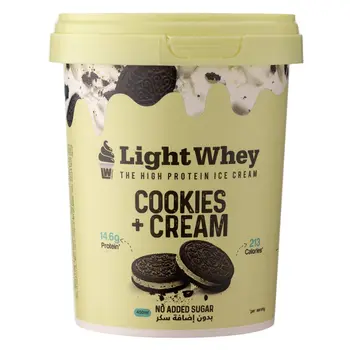 Light Whey Cookies N' Cream Ice Cream Family Pack 450Ml