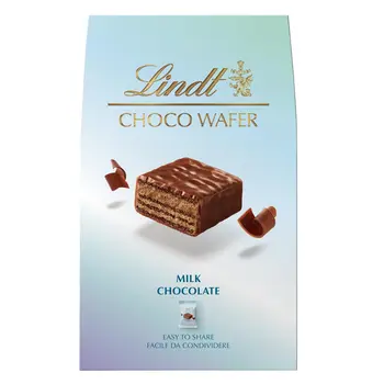 Lindt Wafer Milk Chocolate Bag 130g