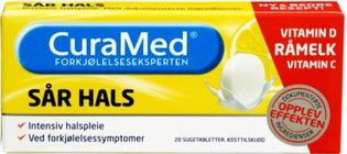 Curamed Sår Hals Råmelk | 20stk