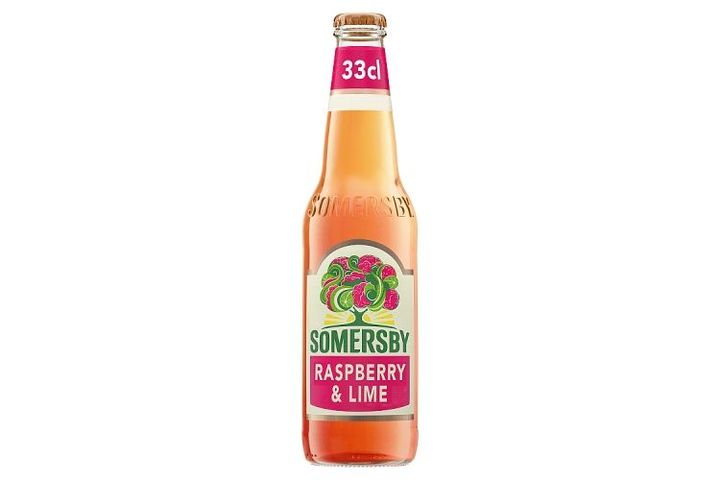 Somersby cider málna és lime ízesítéssel 4,5% 0,33 l