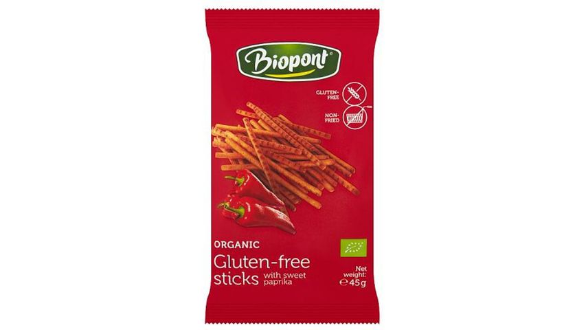 Biopont Sticks with Paprika Gluten-Free 45g