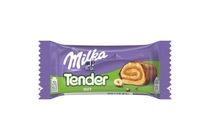 Milka Tender Sponge Roll with Hazelnut Cream Filling Dipped in Milk Chocolate 37 g