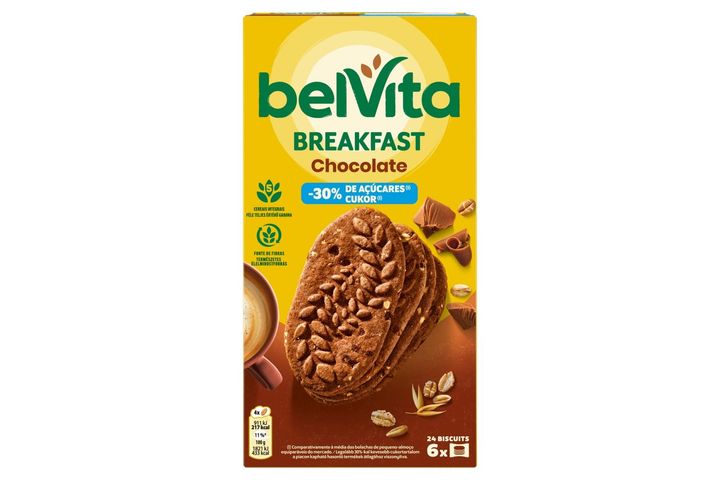 Belvita kakaós, gabonás keksz csokoládédarabokkal 300 g 