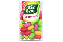 Tic Tac Fruity Mix cseresznye-, marakuja-, citrom-lime, és eper-mentol ízű cukordrazsé 18 g