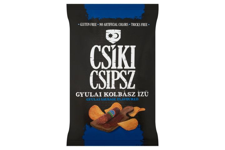 Csíki Csipsz gyulai kolbász ízesítésű burgonyacsipsz 50 g