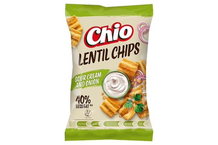 Chio Lentil Chips with Sour Cream and Onion Flavour 65 g