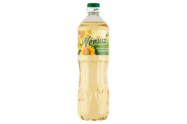 Vénusz 100% First Pressed Refined Sunflower Cooking Oil 1 l