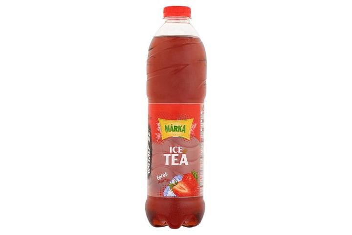 Márka eper jeges tea 1,5 l