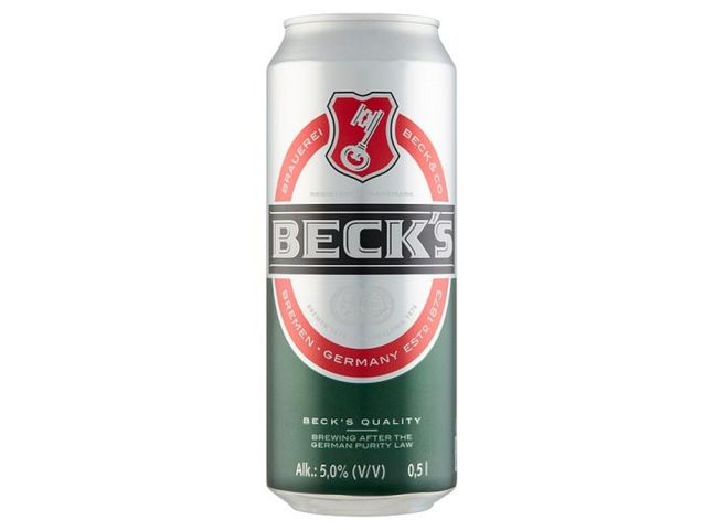 Beck's minőségi világos sör 5% dobozos 0,5 l