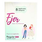Fjer Tampons Regular with Applicator 8 Pieces