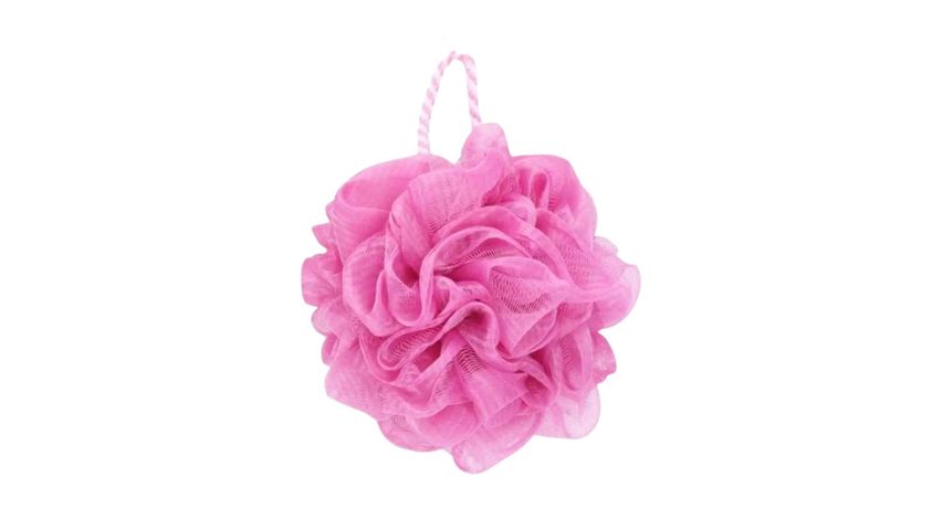 Shower Loofah Flower Puff Pink 1 Piece