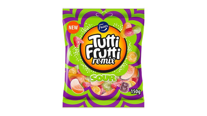 Fazer Tutti Frut Remix Sour 150g