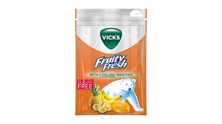 Vicks Multifruit Sugar Free 72g