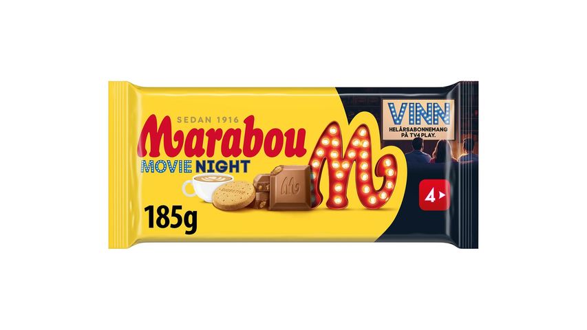 Marabou Movie Night Kaffesmak & Digestive Ltd 185g