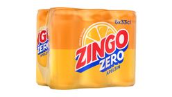 Zingo Soft Drink Orange Zero 33cl 6-p