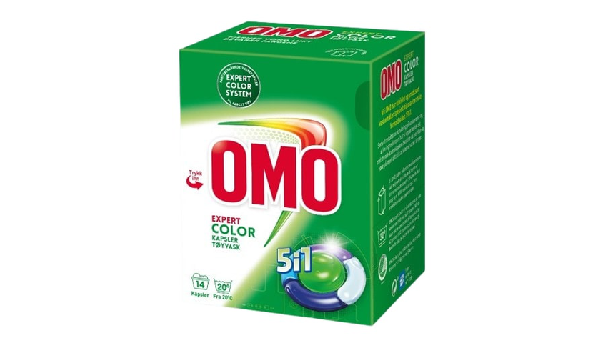 Omo Color Trippel Dose 5i1 | 14stk