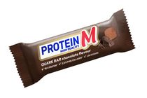 Glazed chocolate flavour quark bar "Protein M" with collagen. 14,2% fat, with sweetener