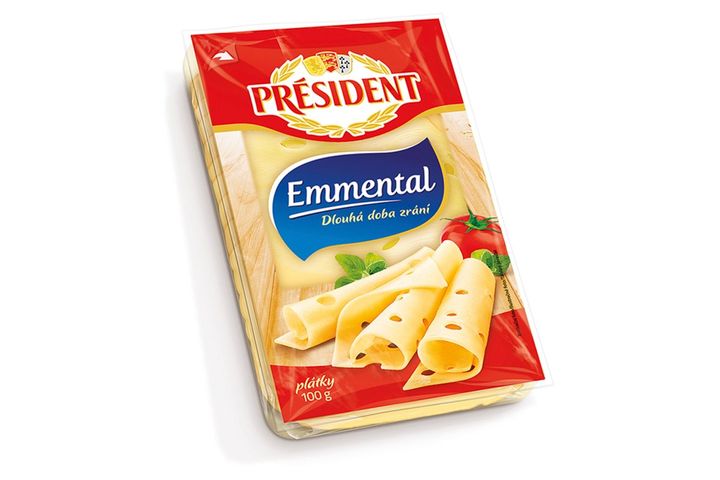 Président Emmental szeletelt sajt 100 g