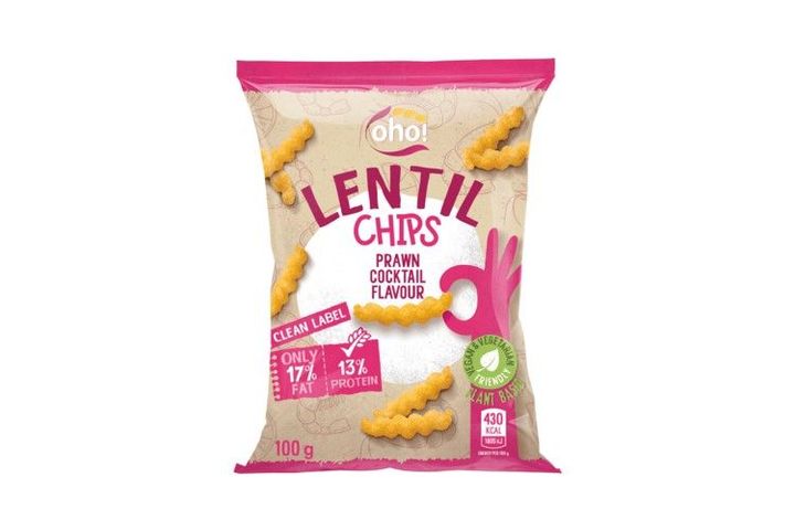 OHO lencse snack garnélás 100g