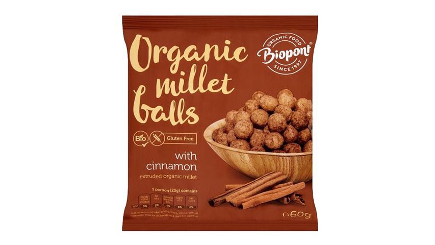 Biopont Millet Balls with Cinnamon 60 g