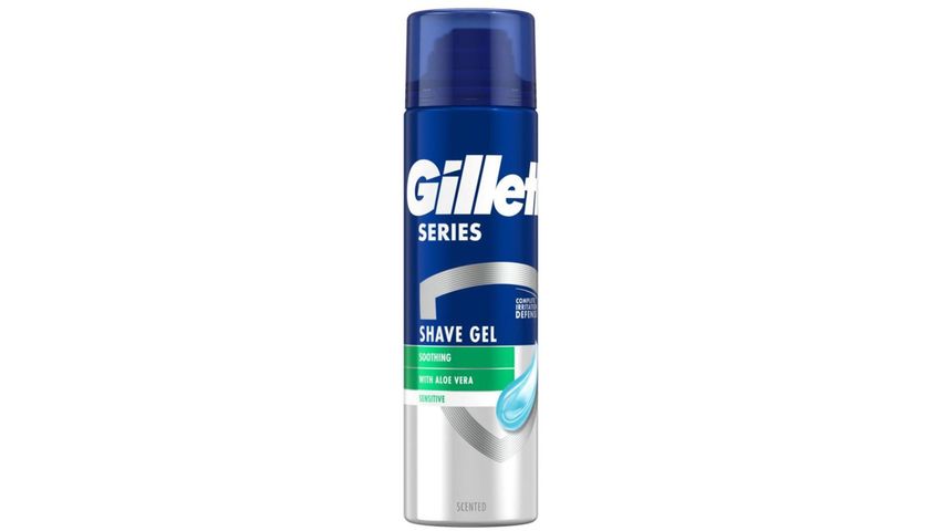 Gillette Series Nyugtató Hatású Borotvazselé Aloe Verával 200 ml