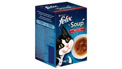 Felix Soup Házias v�álogatás alutasakos eledel, leves macskáknak 6 x 48 g (288 g)