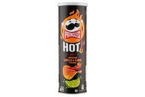 Pringles Hot Mexican Chilli and Lime Flavour Savoury Snack 160 g