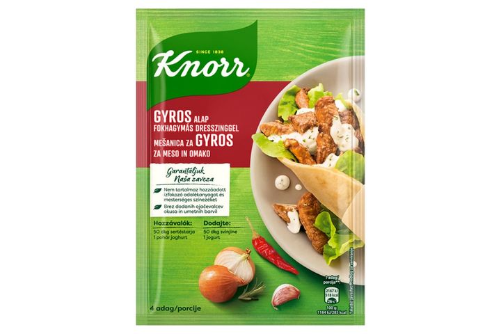 Knorr Gyros Base with Garlic Dressing (30 g + 10 g) 40 g