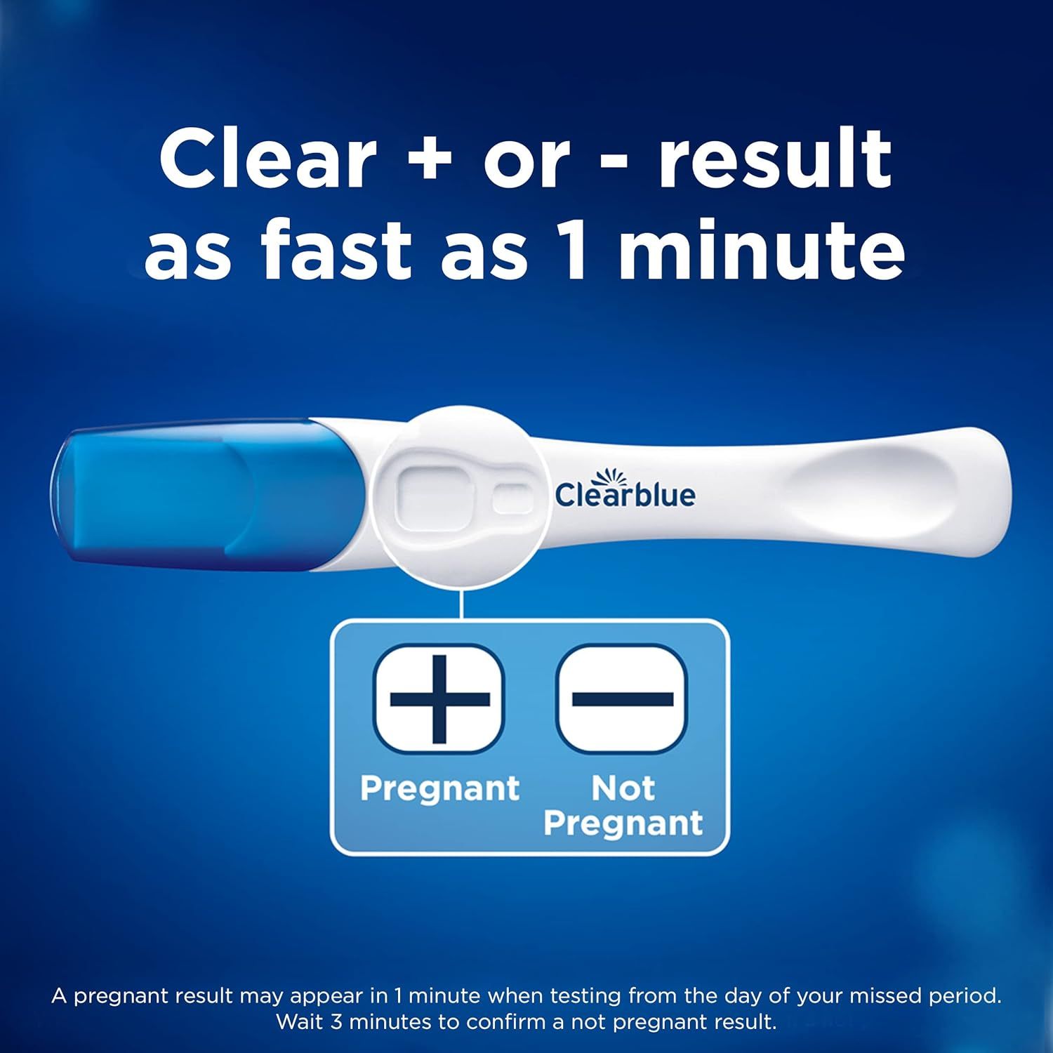 Buy Clearblue Pregnancy Test Rapid Detection 1 Test Online in UAE Talabat UAE