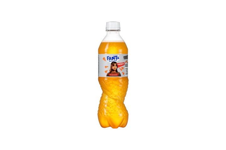 Fanta Zero Sugar Energy-Free Orange-Flavoured Carbonated Soft Drink with Sweeteners 500 ml