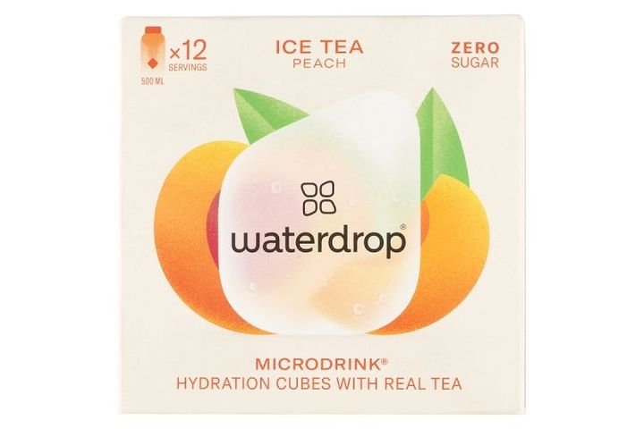 Waterdrop Flair Sparkling Cube with Peach Flavoring 12 x 2,1 g (25,2 g)