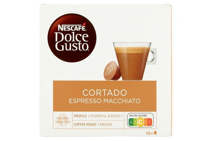 NESCAFÉ Dolce Gusto Cortado Espresso Macchiato Milk Powder - Instant Coffee Capsules 16 pcs 100,8 g