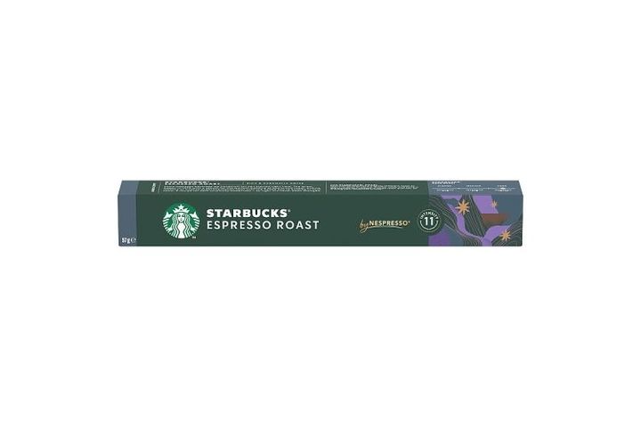 Starbucks by Nespresso Espresso Roast Ground Roasted Coffee Capsules 10 pcs 57 g