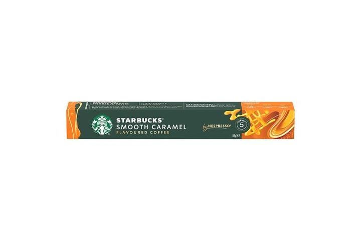 Starbucks by Nespresso Smooth Caramel Flavoured Ground Roasted Coffee Capsules 10 pcs 51 g