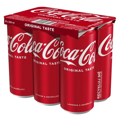 Coca-Cola plech | 6 x 330 ml