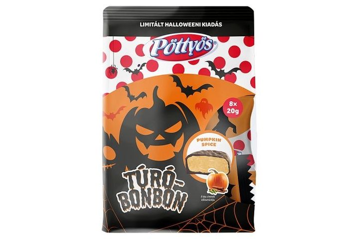 Pöttyös Spicy Pumpkin Cottage Cheese Bonbon 8 x 20 g (160 g)