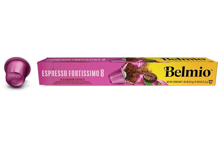 Belmio Café Espresso Fortissimo kávékapszula, 10 db 52 g