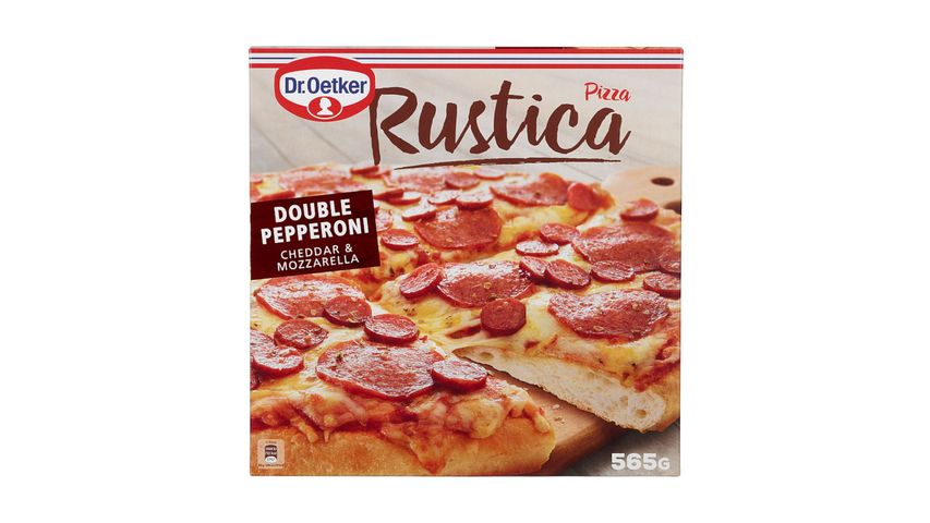 Dr. Oetker Pizza Rustica Double Pepperoni | 565g