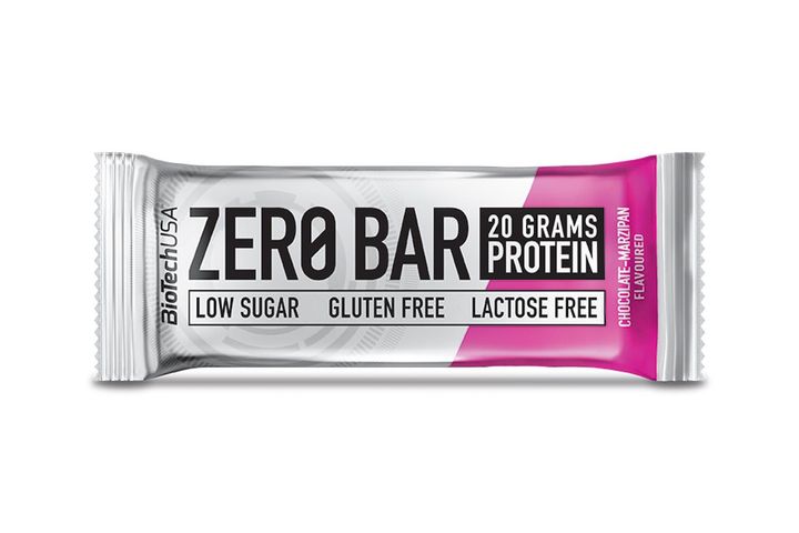 BioTechUSA Zero Bar Chocolate-Marzipan Flavoured Protein Bar with Sweeteners 50 g